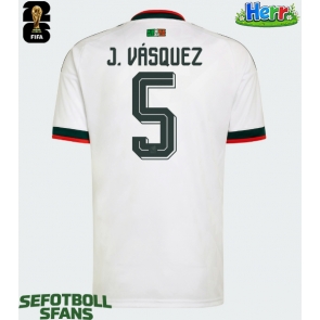 Mexiko Johan Vasquez #5 Bortatröja VM 2026 Kortärmad